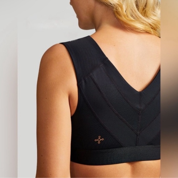 Tommie Copper NWT Shoulder Support Bra in Black, - Picture 2 of 3